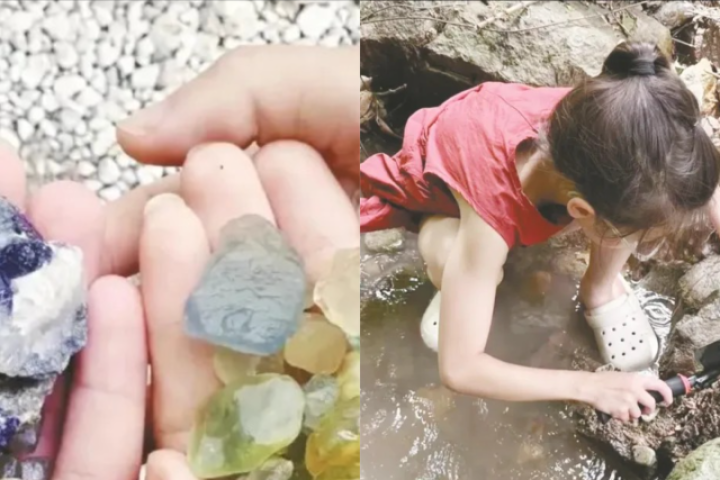 Ngôi làng nhỏ gây sốt vì 'báu vật' đầy ven suối, cuối tuần kín khách săn tìm