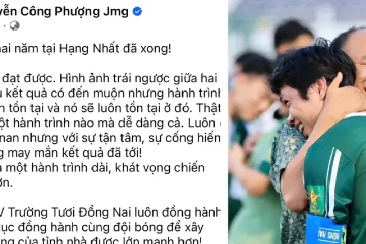 Công Phượng mong "nụ cười sẽ lại xuất hiện"
