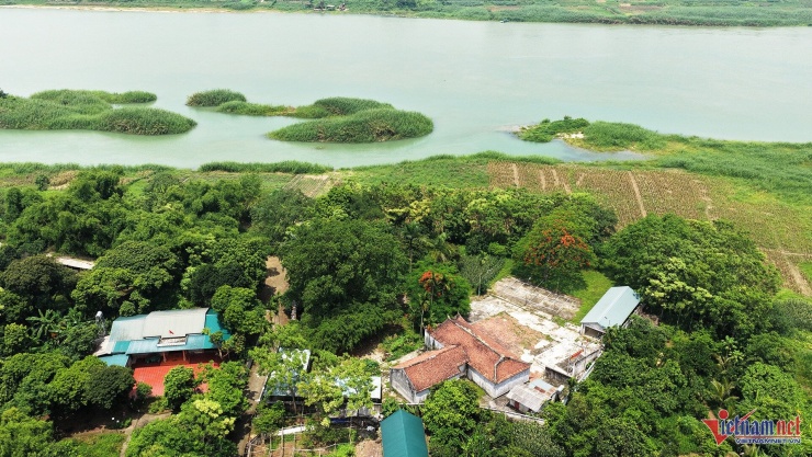 Khu vực sông Lô, nơi xảy ra vụ đuối nước khiến 5 học sinh tử vong.