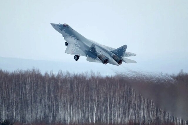 Tiêm kích Su-57 của Nga. (Nguồn: UAC)