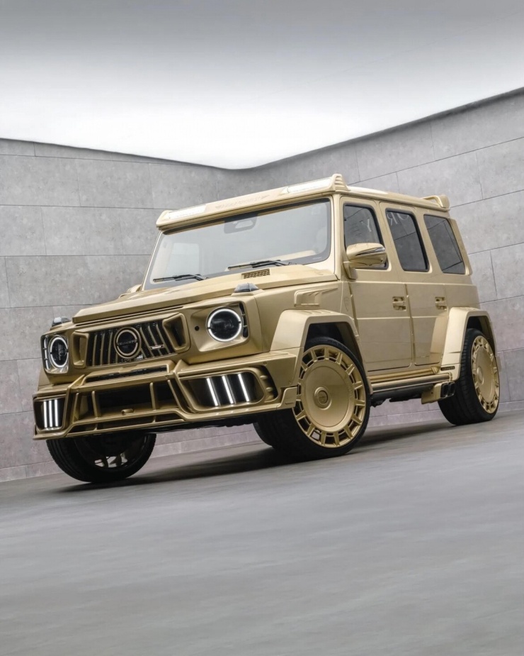 Ngắm bản độ Mansory Mercedes-AMG G63 dát vàng kiểu Dubai, công suất 820 mã lực - 1