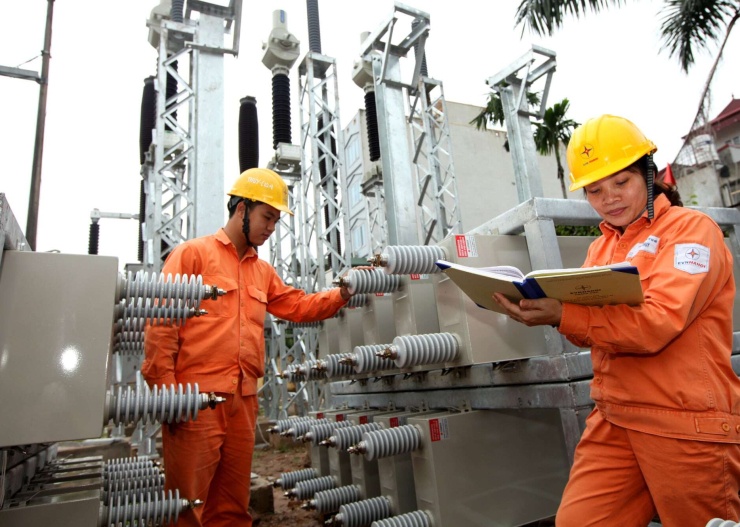 Doanh thu năm 2025 của EVN tăng mạnh so với năm trước. Ảnh minh hoạ VGP.