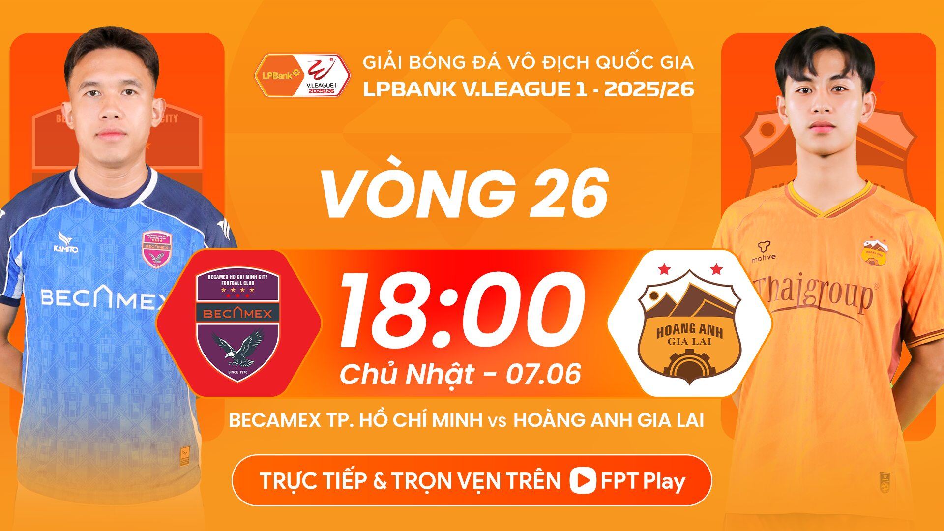 Video bóng đá Becamex TP HCM – HAGL: Siêu phẩm muộn màng, cái kết cay đắng (V-League) - 2