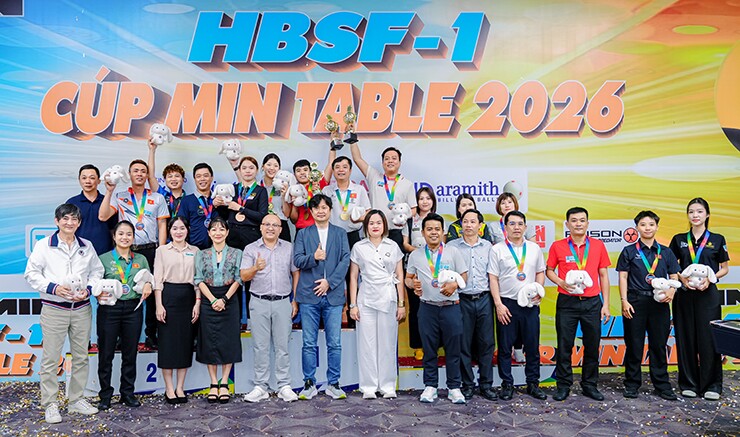 HBSF Tour 1 năm 2026 kết thúc thành công tốt đẹp
