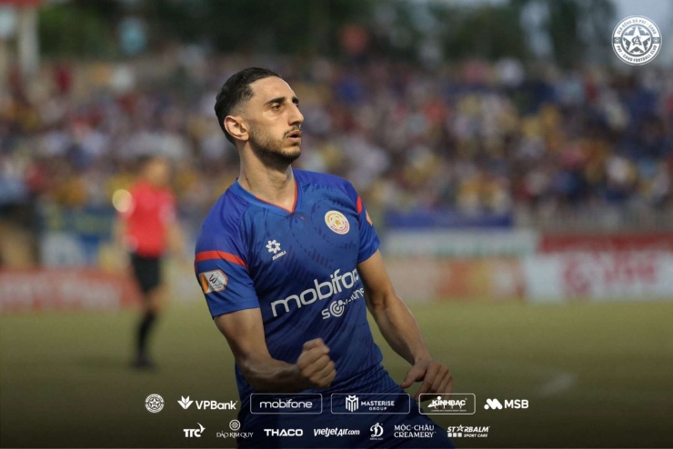 Mahmoud Eid trong màu áo PVF-CAND. Ảnh: PVF-CAND.