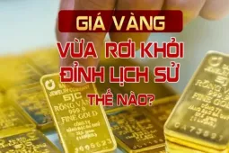 Giá vàng vừa 'rơi' khỏi đỉnh lịch sử thế nào?