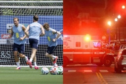 Xả súng nghiêm trọng gần đại bản doanh ĐT Anh ở World Cup, 9 người bị thương