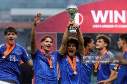 Video bóng đá U17 Bỉ - U17 Italia: Luân lưu nghẹt thở định đoạt ngôi vương (CK U17 EURO)