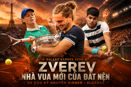Zverev đạt đỉnh cao Grand Slam: Lời cảnh báo của "thế hệ mất mát" cho Sinner - Alcaraz