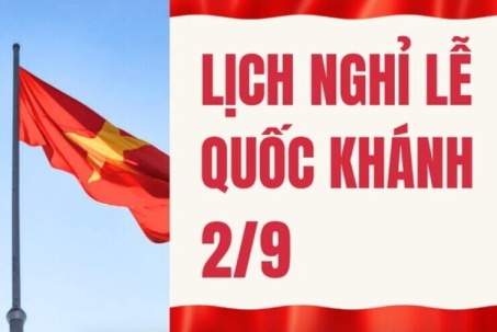 Chính thức: Nghỉ 5 ngày dịp Quốc khánh 2/9