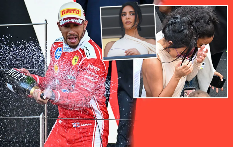 Hamilton "nở mày nở mặt" vì bạn gái xinh đẹp