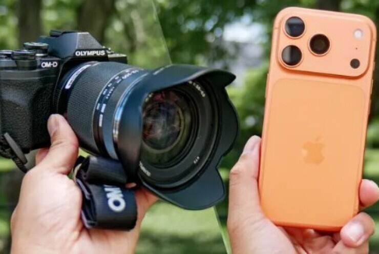 Ngỡ ngàng khi so sánh ảnh chụp của iPhone 17 Pro và máy ảnh Olympus