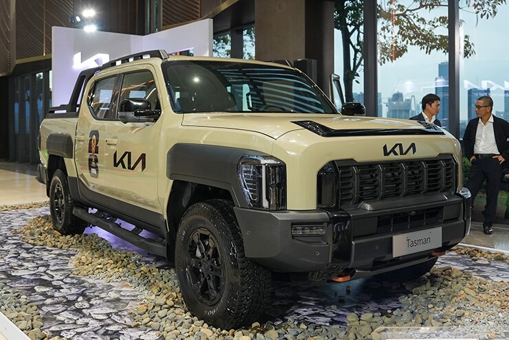 Xe bán tải Kia Tasman lần đầu xuất hiện tại Việt Nam