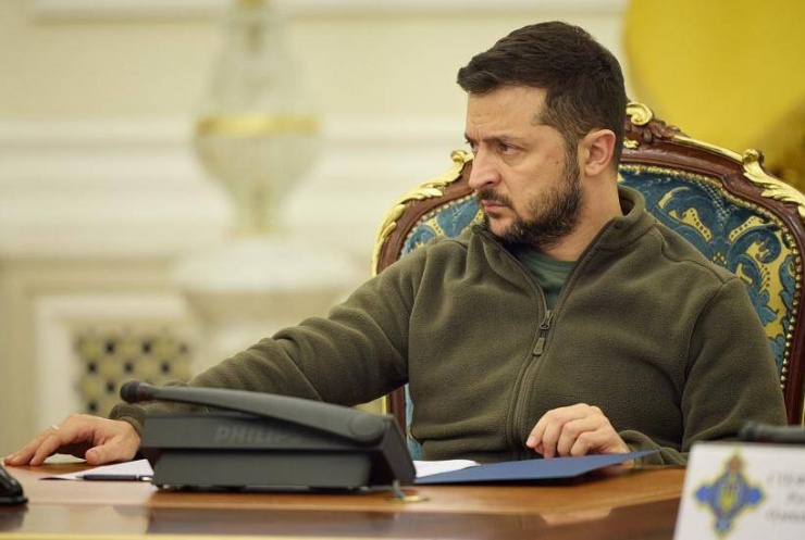 Tổng thống Ukraine Zelensky. Ảnh Pravda