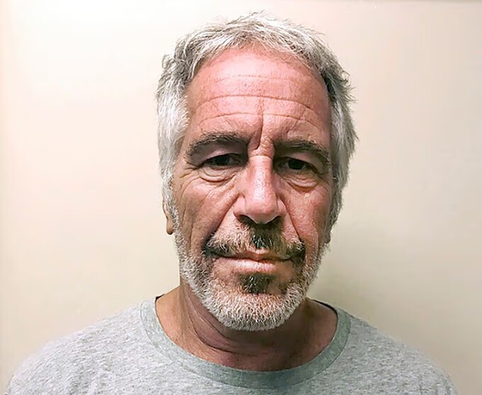 Jeffrey Epstein trước khi qua đời trong tù. Ảnh: DOJ