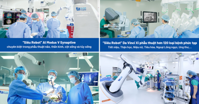 “Vũ trụ” robot phẫu thuật và thiết bị khám, chữa bệnh hiện đại