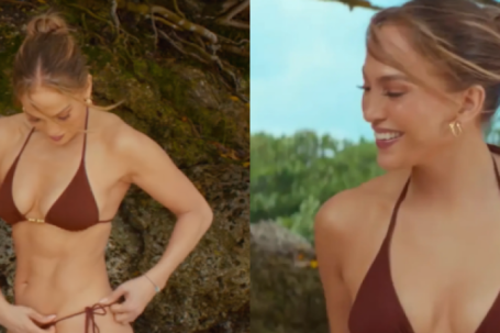 Ca sĩ Jennifer Lopez mặc hở táo bạo ở tuổi U60, suýt gặp sự cố trang phục