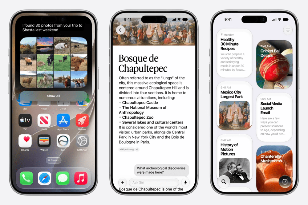 Siri hứa hẹn rút ngắn khoảng cách với Gemini.
