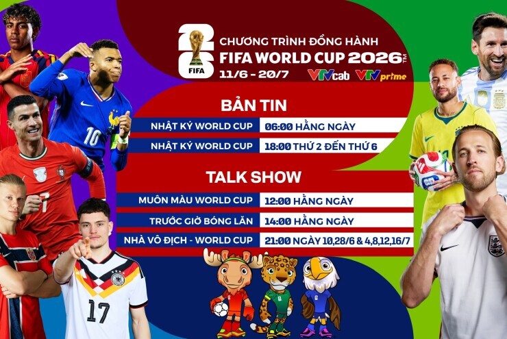 Sống trọn từng nhịp đập FIFA World Cup 2026 cùng chuỗi chương trình đồng hành trên VTVcab