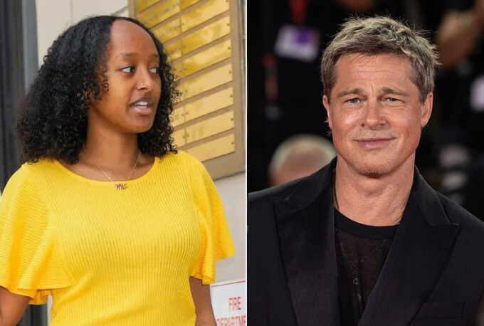 Zahara và Brad Pitt. Ảnh: TheImageDirect, wiki