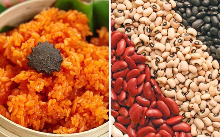 Các loại đậu, đu đủ, xôi gấc là sự lựa chọn "ưu tiên" của phụ huynh và sĩ tử trong những ngày thi.