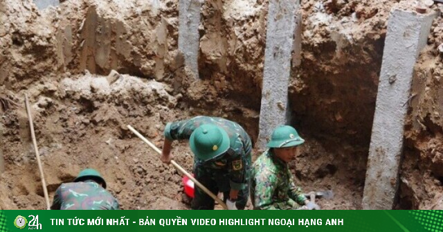 Phát hiện nhiều hài cốt liệt sĩ tại công trường thi công bệnh viện