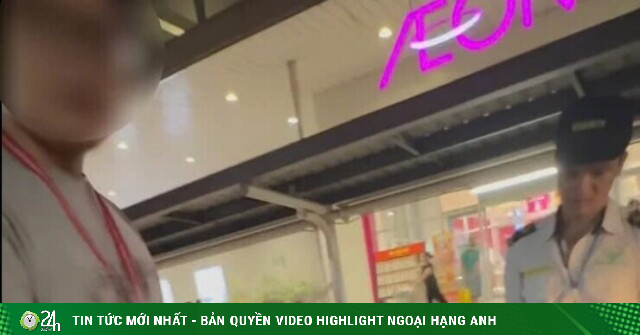 Đình chỉ công việc với nhân viên vụ chặn 3 mẹ con ở Aeon Mall Long Biên vì nghi lấy trộm