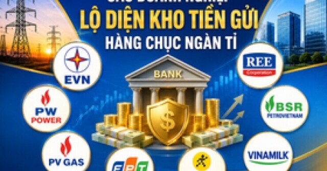 Không riêng EVN, nhiều "ông lớn" cũng có hàng chục ngàn tỉ đồng gửi ngân hàng