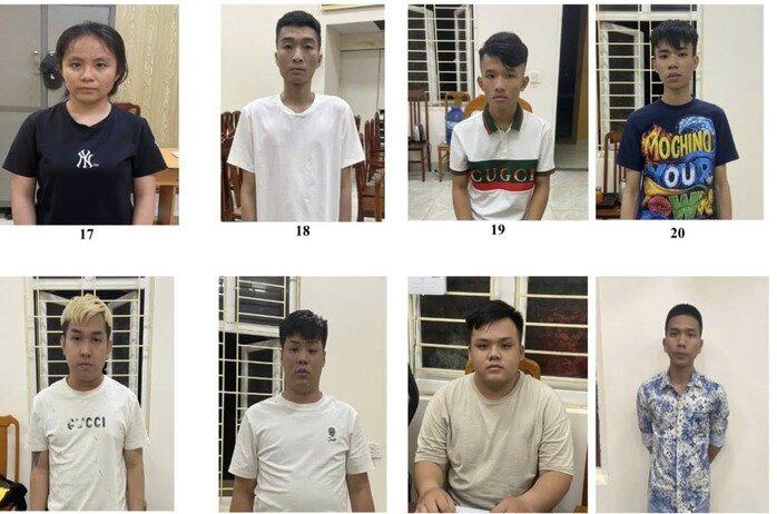 Một số đối tượng trong đường dây lừa đảo hơn 3.000 tỉ đồng của hàng ngàn nạn nhân trên cả nước.