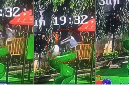 Công an đã xác định được gia đình bé trai xô ngã bé gái từ cầu trượt ở...