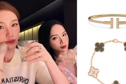Bảo Thy đeo trang sức tiền tỷ đi ăn tối cùng bạn bè