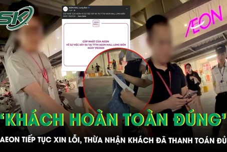 Aeon Long Biên gặp, xin lỗi người phụ nữ bị nghi oan trộm đồ,  lấy làm tiếc  vì xử lý chưa phù hợp