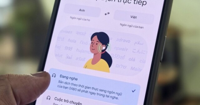 Tính năng phiên dịch trực tiếp của Google hỗ trợ tiếng Việt