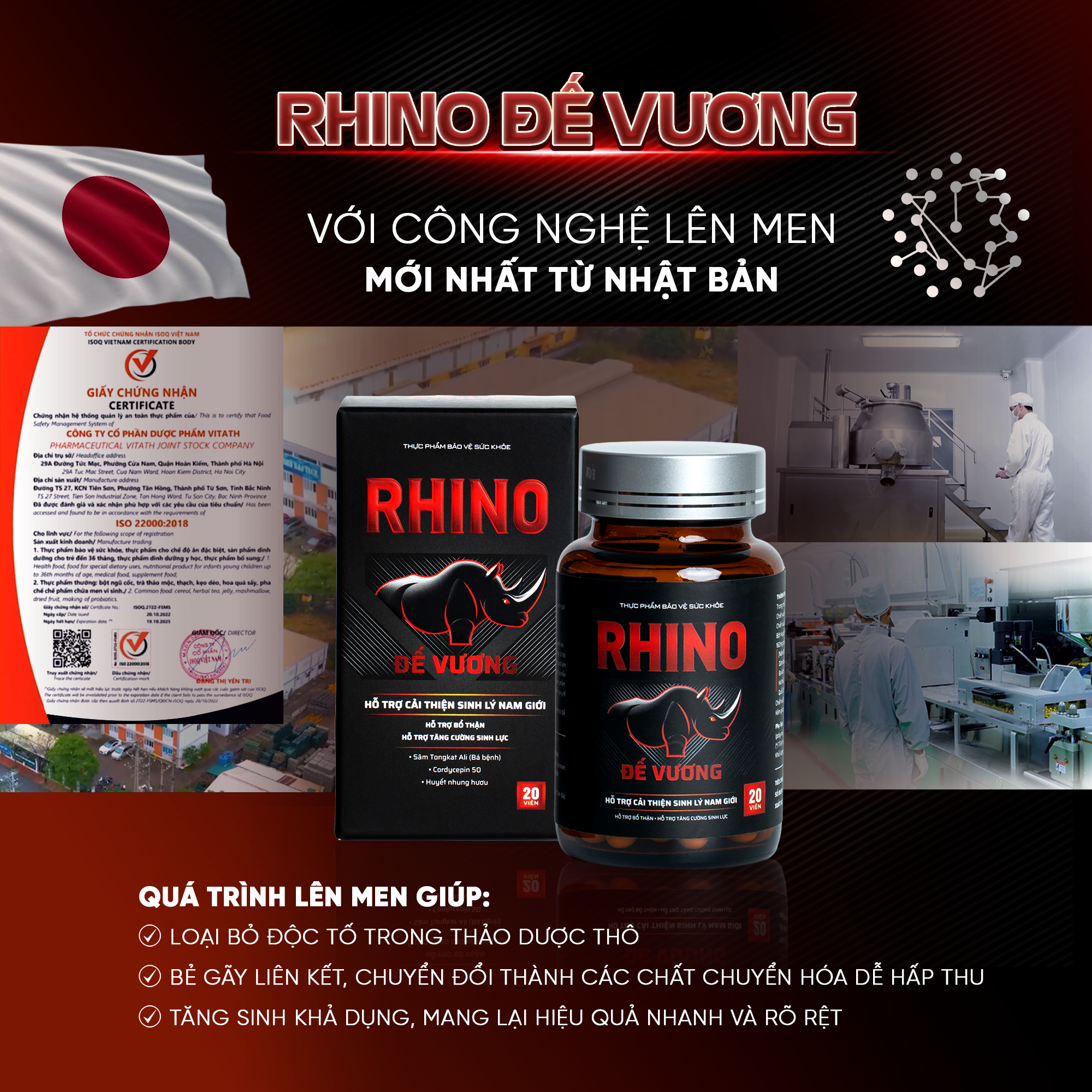 RHINO Đế Vương là sản phẩm được nhiều nam giới tin dùng