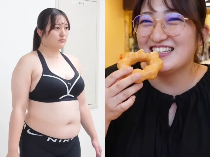 Suzu từng nặng 86, 3 kg (cao 1,65 cm) vì thói quen ăn uống vô độ.