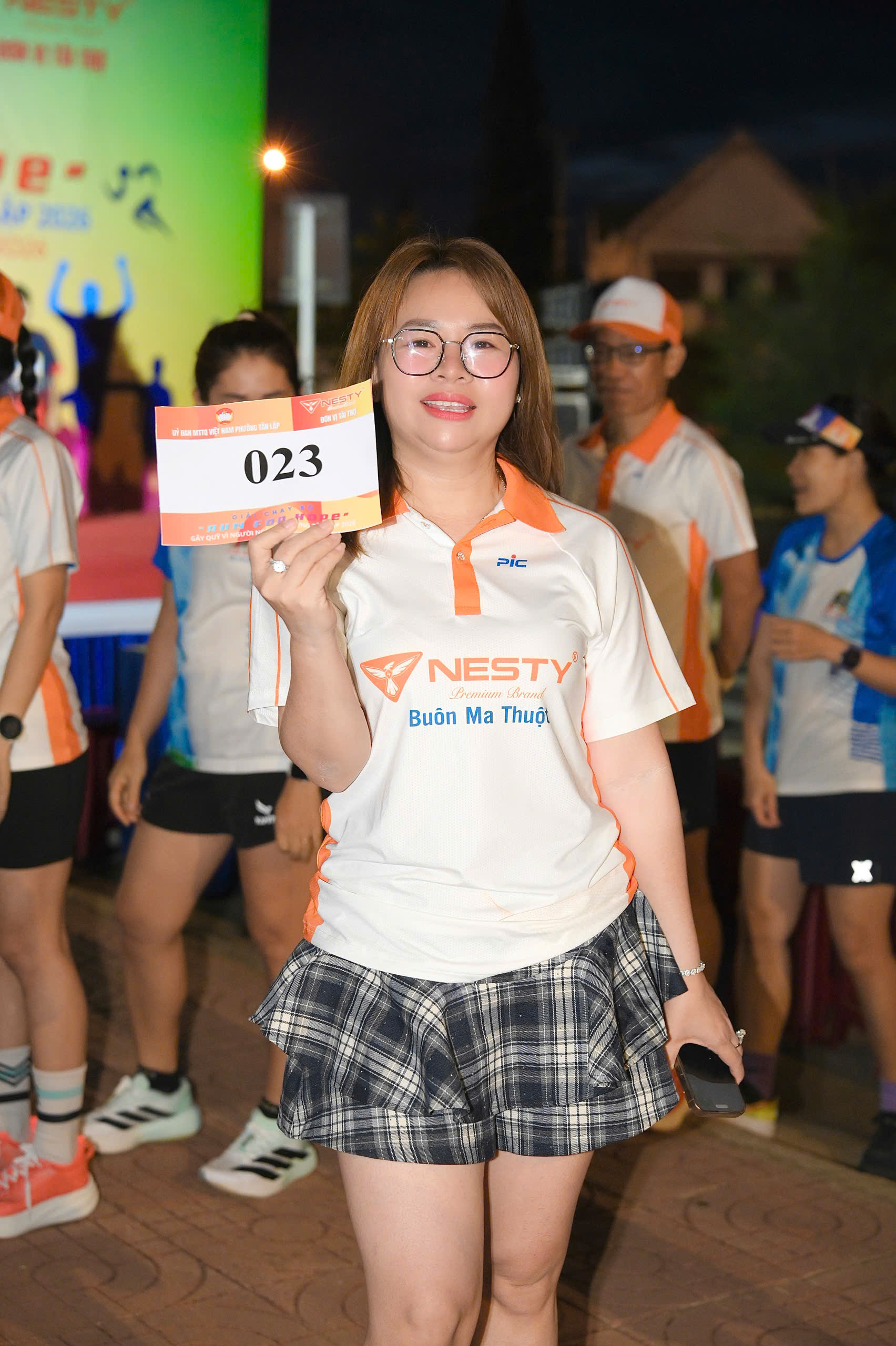 CEO Mỹ Thảo checkin giải chạy “ RUN FOR HOPE” từ sáng sớm