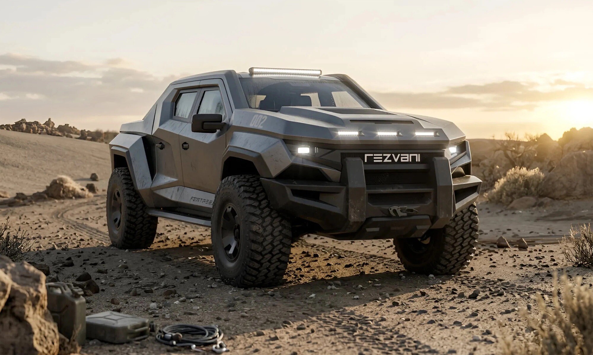 Rezvani vừa giới thiệu Fortress mới được phát triển dựa nền tảng Ford F-150 Raptor.