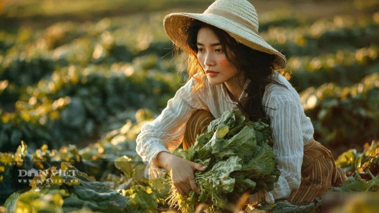 Tôi ở nhà, ngày ngày phơi mặt ngoài đồng, tối về đếm từng đồng tiền bán rau.