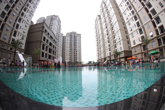 Tổng diện tích khoảng 1.800m2.