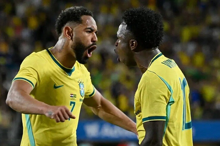 Cunha mới chỉ ghi 1 bàn cho đội tuyển Brazil