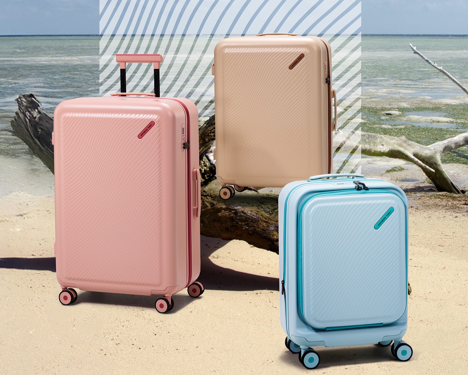 Bộ sưu tập vali Samsonite Red Toiis Ocean mới ra mắt (Nguồn: Samsonite)