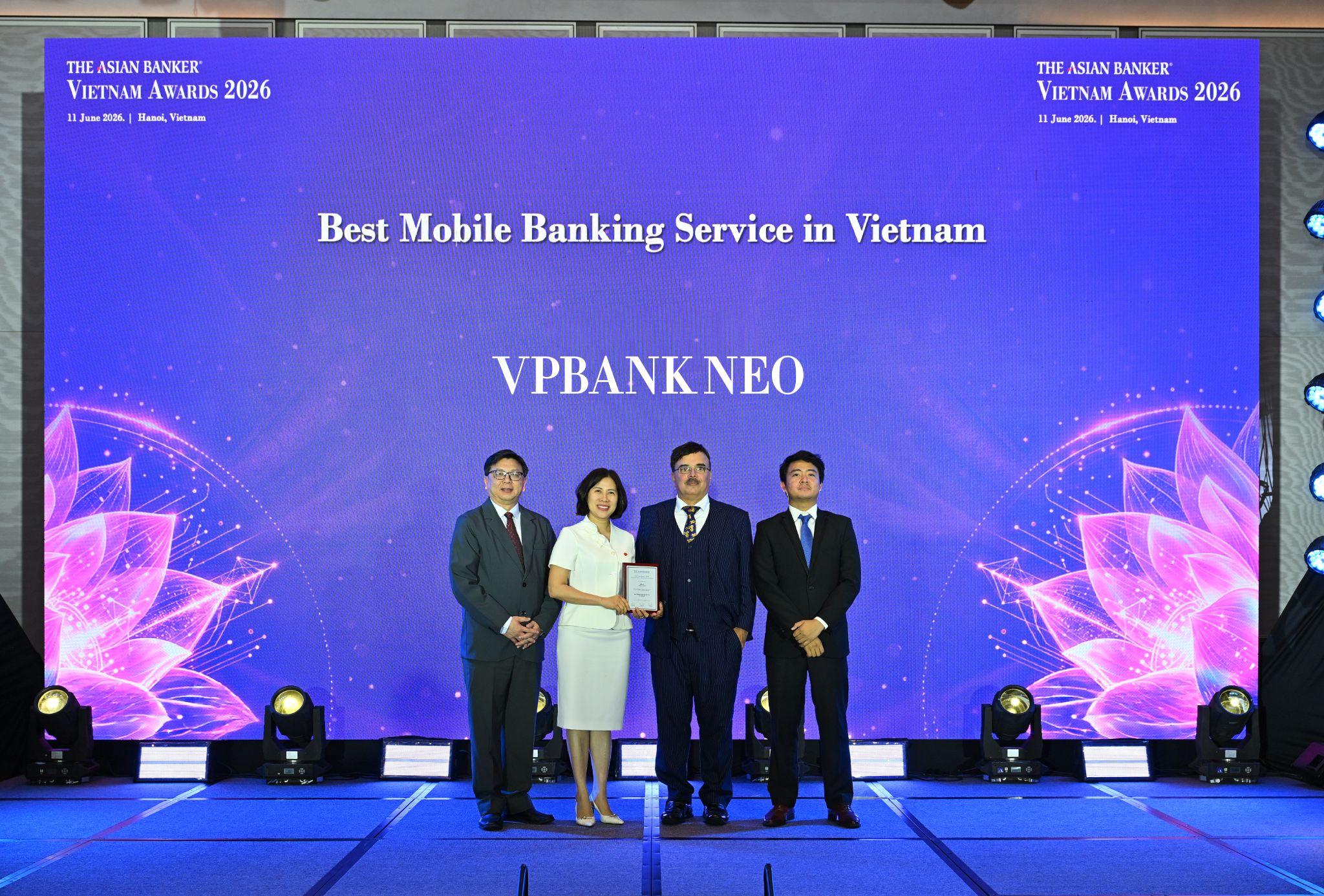 VPBank NEO được vinh danh “Ứng dụng ngân hàng tốt nhất Việt Nam”.