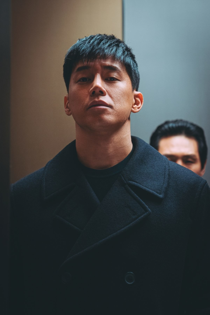 Tạo hình của Kim Mu Yeol với vai phản diện phim "The Roundup: Punishment" (2024). Ảnh: Bigpunch Pictures