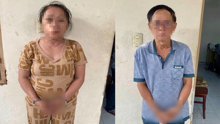 Hai đối tượng bị bắt giữ.