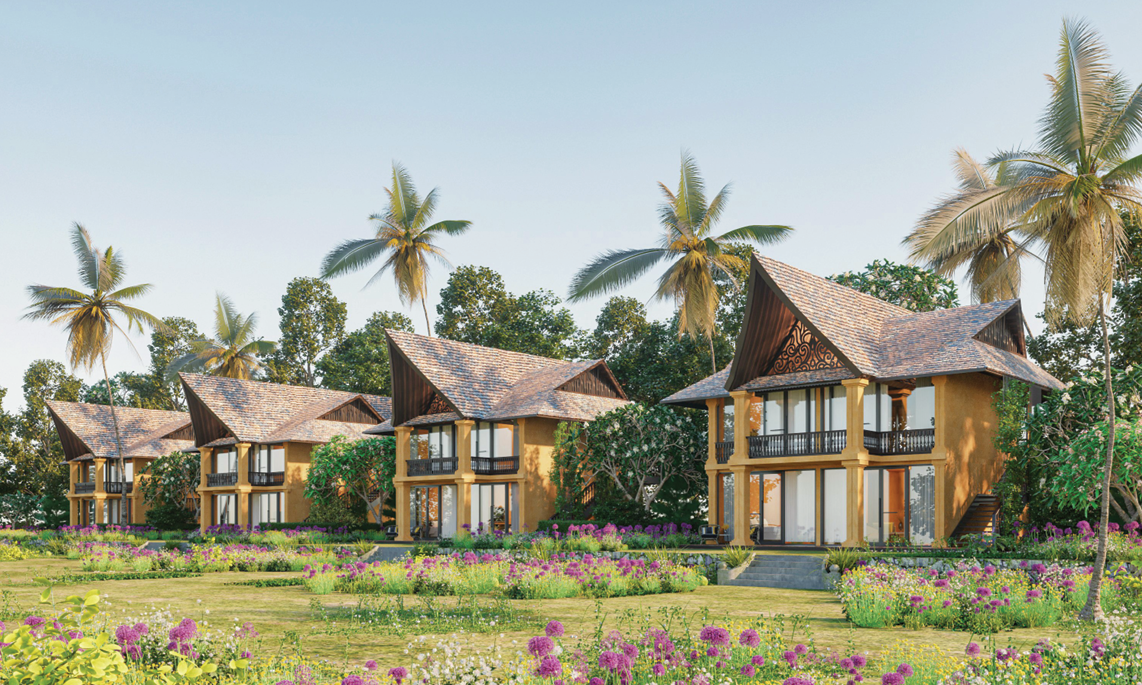 Khi hoàn thiện, dự án sẽ bổ sung nguồn cung lưu trú cao cấp cho đặc khu biển đảo giàu tiềm năng Lý Sơn. Ảnh – Everland Group.