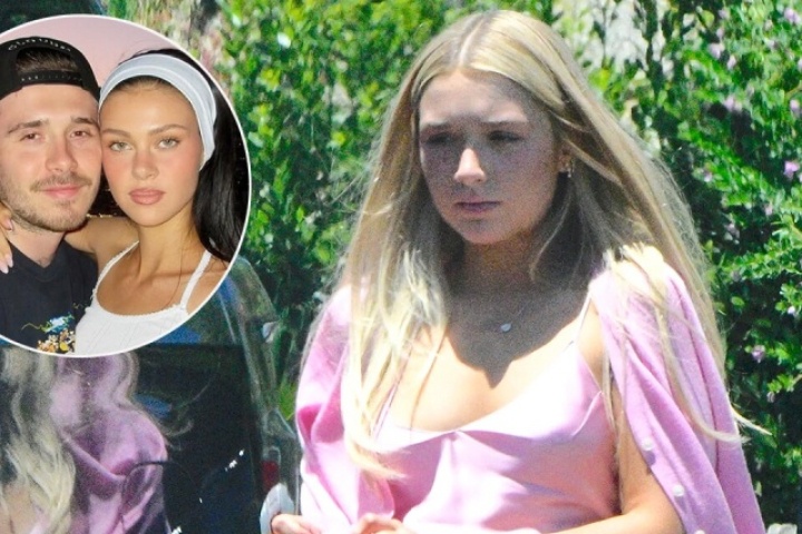 Harper Beckham buồn bã rời nhà anh trai Brooklyn