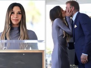 Vic tự 'cà khịa' chính mình trong lễ vinh danh chồng ở Hollywood