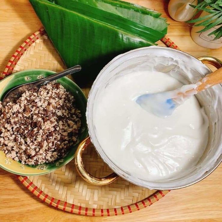 Nguyên liệu chuẩn bị làm bánh