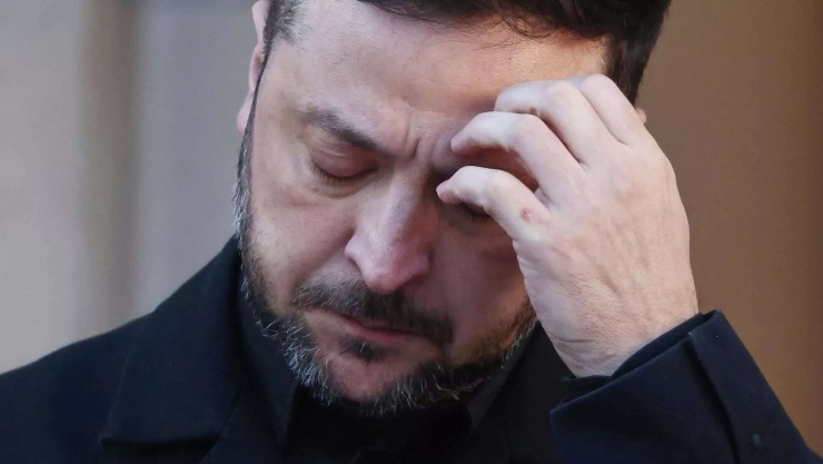Tổng thống Ukraine Zelensky. Ảnh AP