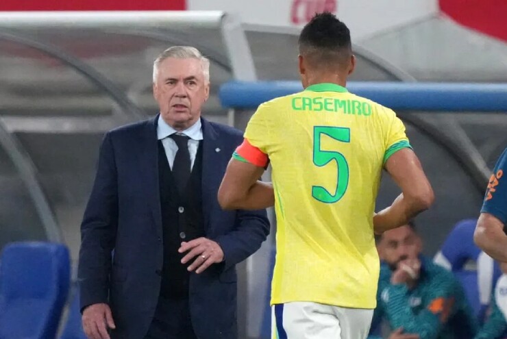 Thầy trò Ancelotti - Casemiro bị truyền thông Brazil chỉ trích
